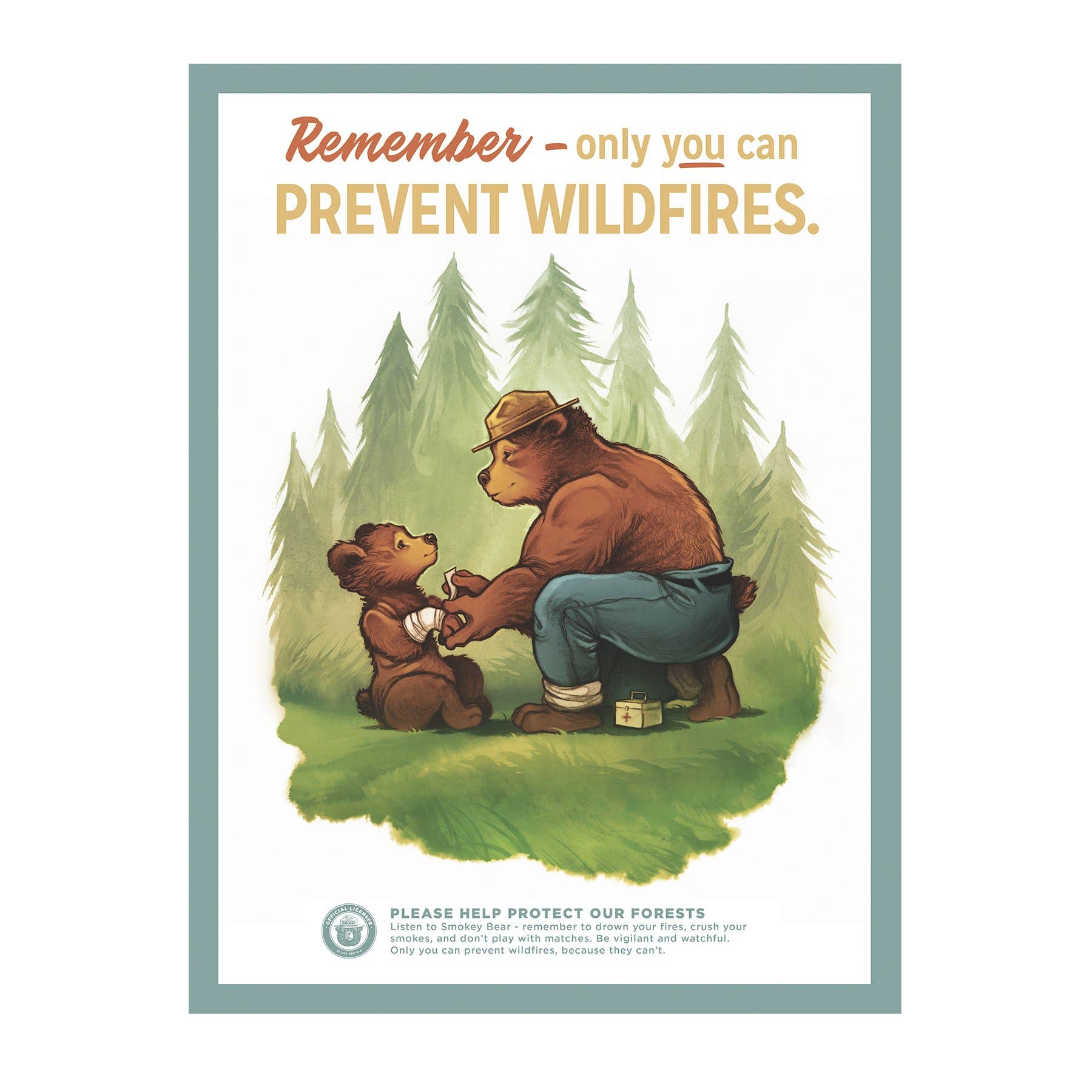 Prevent Wildfires Poster Adventure Collective